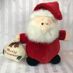American Wego Santa Plush Korea Round Christmas Holidays 14"